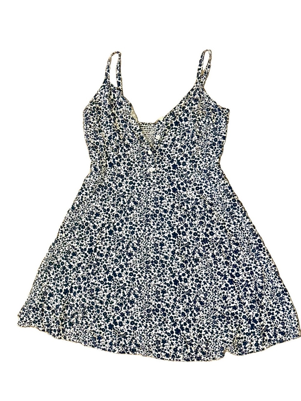 GAP PS Navy & White Floral Summer Cami Dress